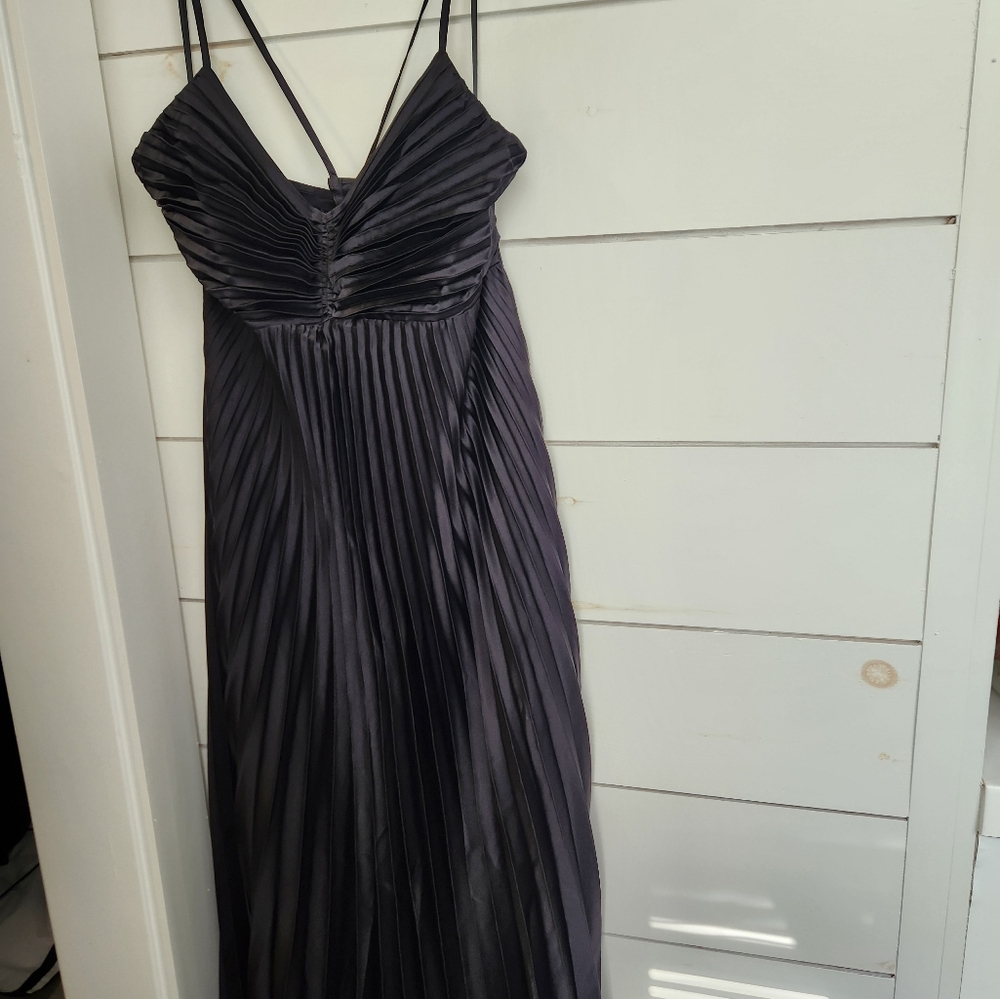 Banana Republic Size 6 Black Pleated Cocktail Dress (NWT)